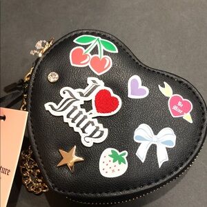 Juicy Couture black‎ heart shaped liquorice all things juicy heart brand new